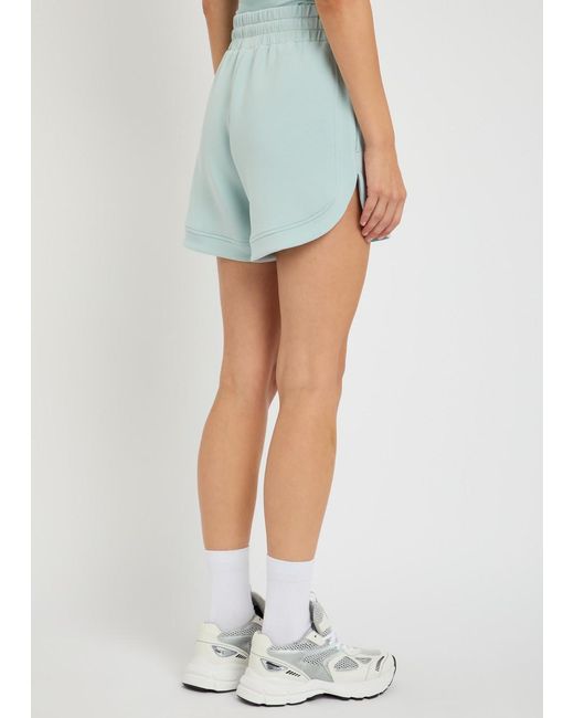 Varley Blue Stretch-Jersey Shorts