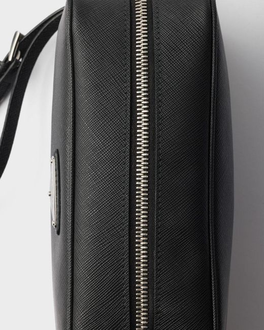 Prada Black Saffiano Pouch for men