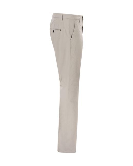 Dondup Gray Spiritissimo Slim Chino Pants for men