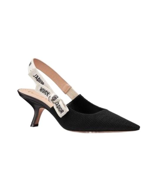 Dior Black J'A Slingback Pump