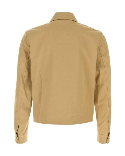 Amiri Natural Script Collar Shirt Jacket for men