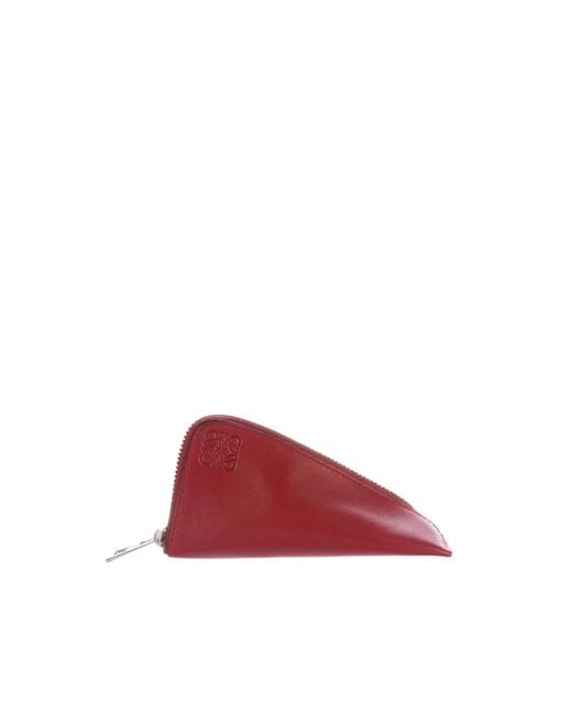 Loewe Red Logo Wallet for men