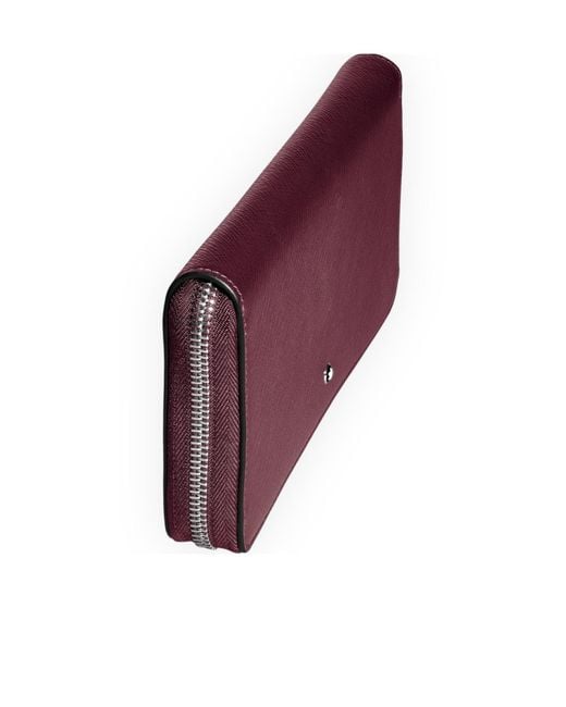 Montblanc Purple Zip Wallet for men
