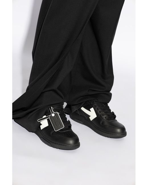 Off-White c/o Virgil Abloh Black Out Off Office Lace-Up Sneakers for men
