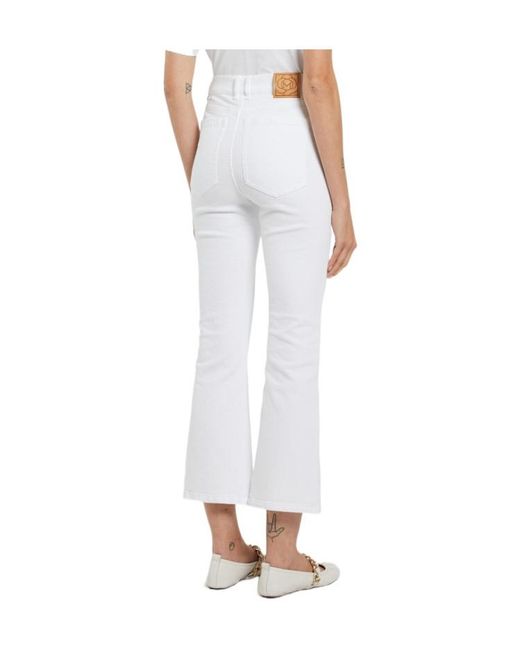 Marella White Belt Loops Slacks