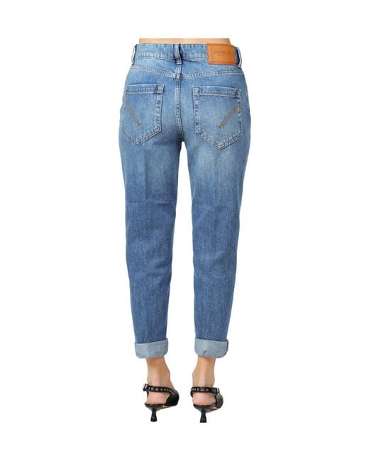 Dondup Blue Koons Straight-Leg Jeans
