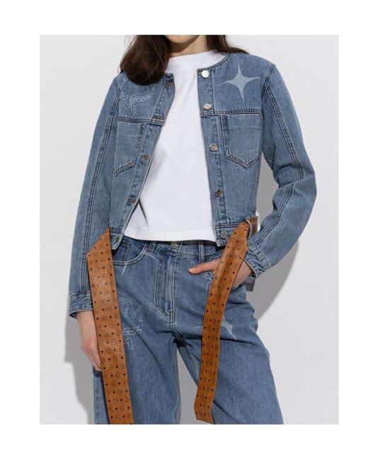 MCM Blue Denim Jacket