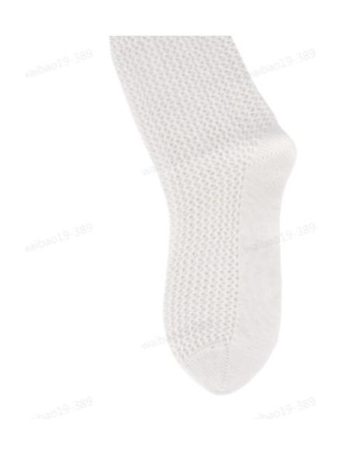 Dior White Logo Socks
