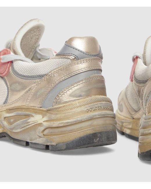 Golden Goose Deluxe Brand Natural Dad-Star Lace-Up Sneakers