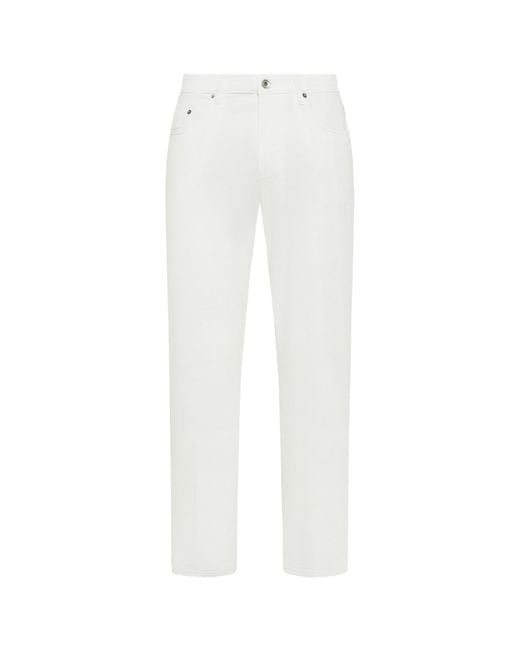Seventy White Straight Jeans for men