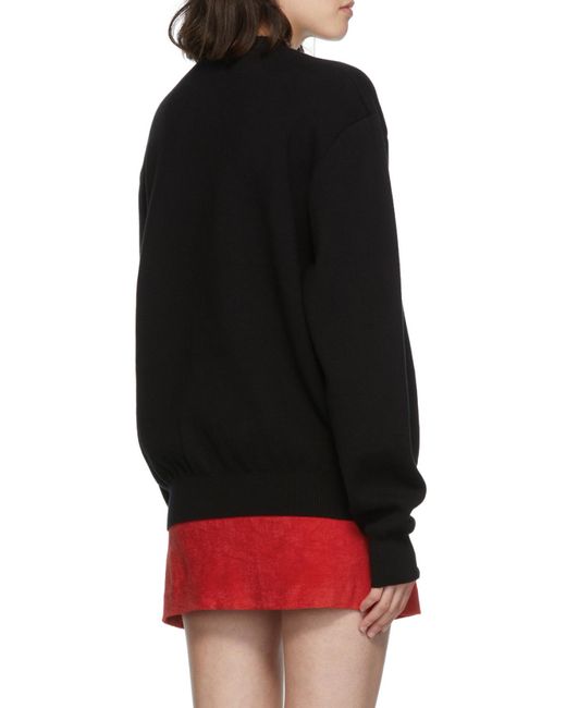 Heron Preston Black Logo Print Sweatshirt for men