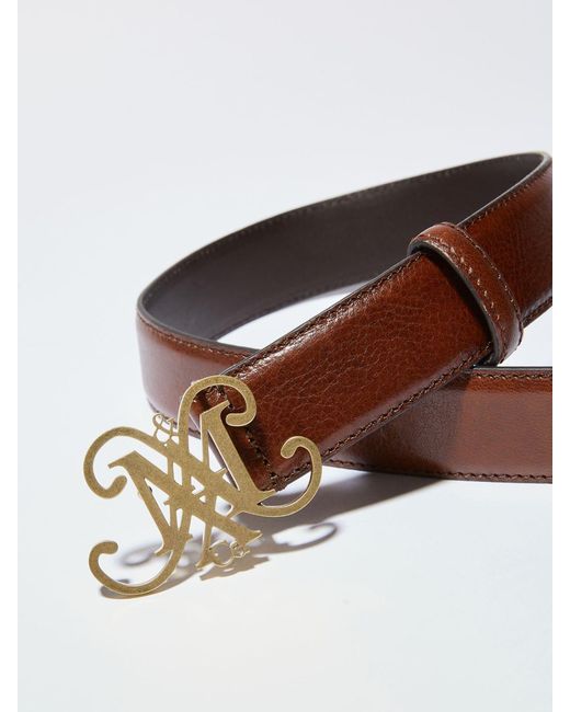 MAX&Co. Brown Logo Belt