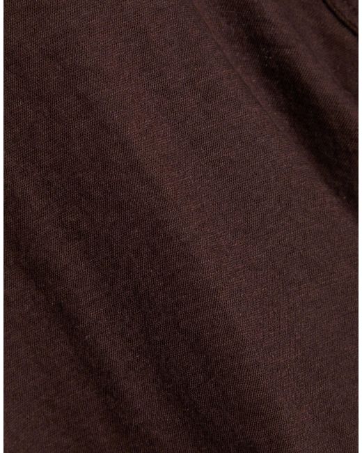 Rick Owens Brown Solid Color Tops