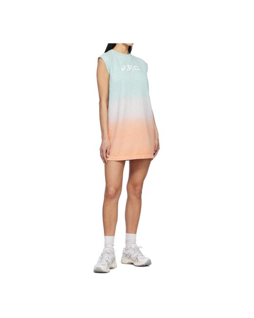 A.P.C. White Valey Mini Dress