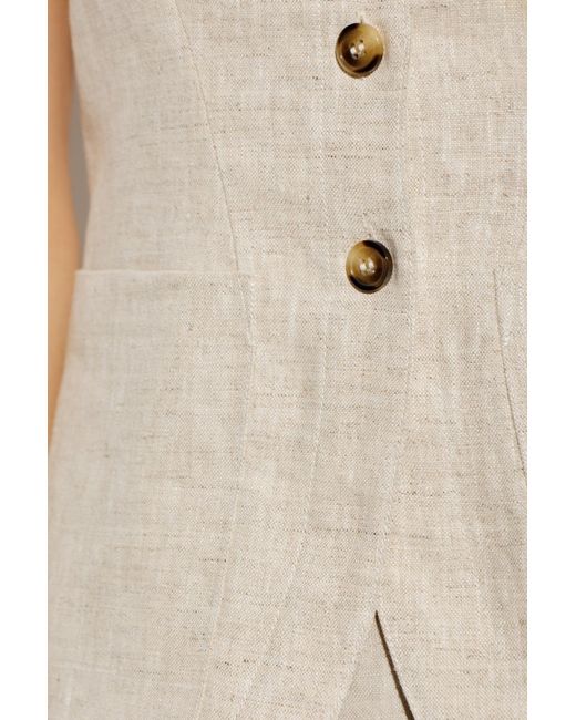 Posse Natural Button-Up Vest