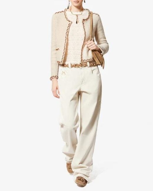 Isabel Marant Natural Isabel Marant Étoile Rochelle Round-Neck Cardigan