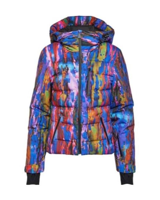 Aztech Mountain Blue Down Ski Jacket