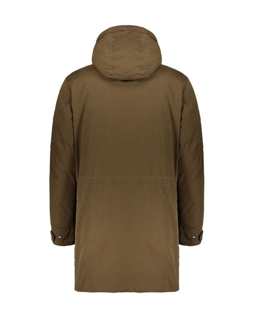 Moorer Green Ted S Hooded Parka Coat for men