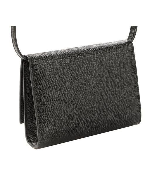 Ferragamo Black Flap Shoulder Bag