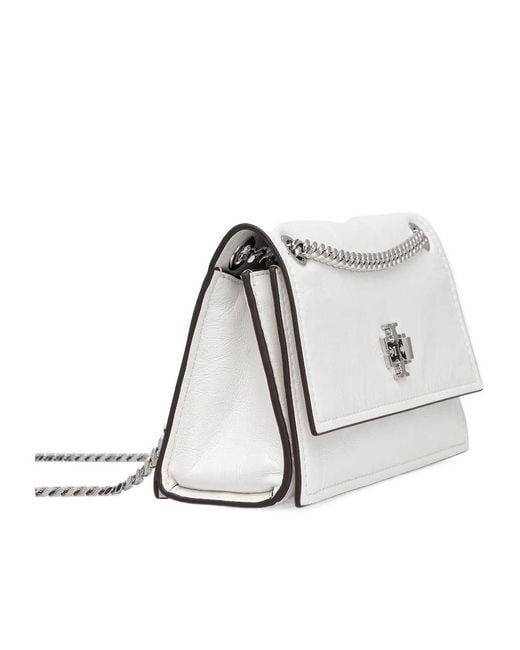 Tory Burch White Kira Small Crossbody Bag