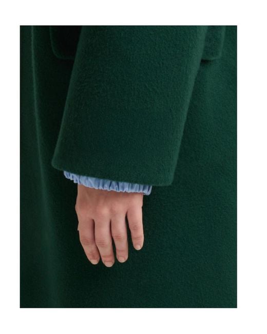 Marni Green Wool-Cashmere Coat
