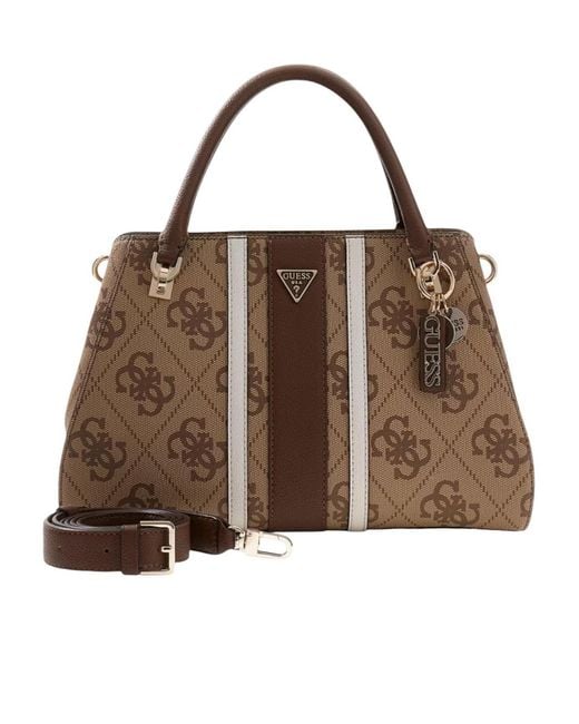 Guess Brown Double-Handled Shoulder Bag