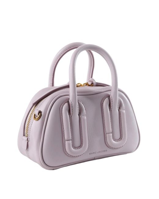 Marc Jacobs Purple Babe Mini Top Handle Bag