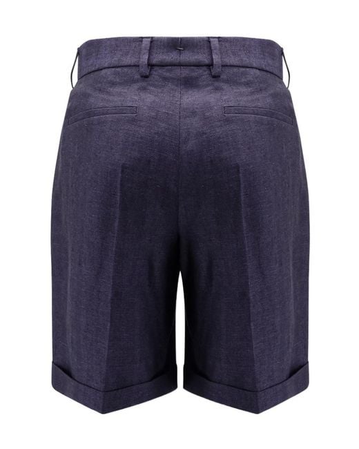 Berluti Blue Tailored Shorts for men