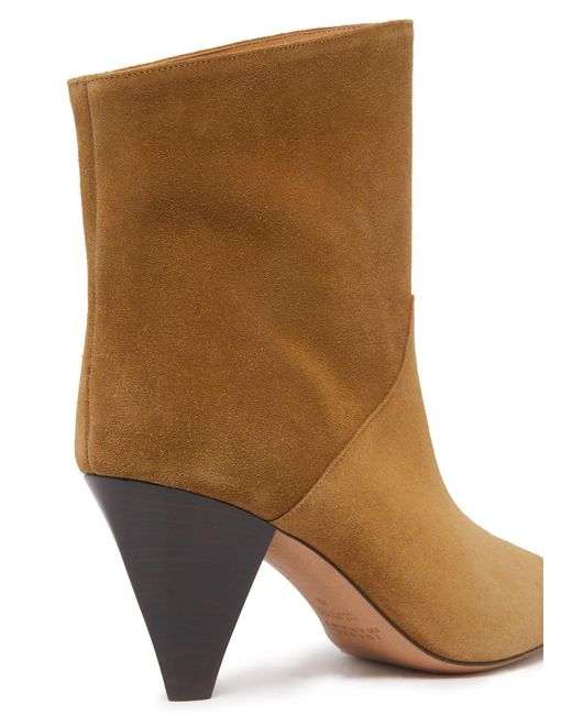 Isabel Marant Brown Loline Ankle Boots
