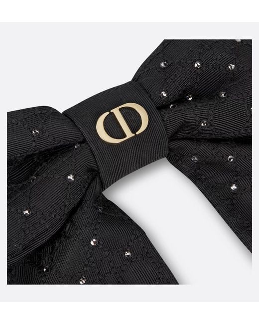Dior Black Large Twist Bow