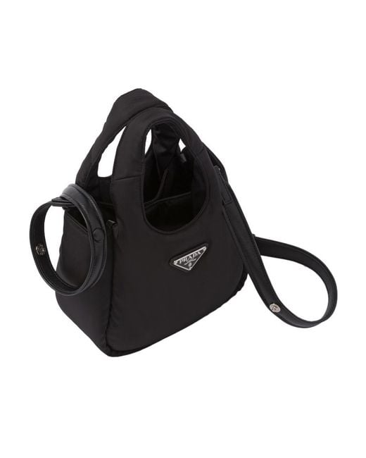 Prada Black Soft Padded Re-Nylon Mini-Bag
