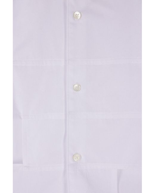 Comme des Garçons White Long Sleeve Shirt for men