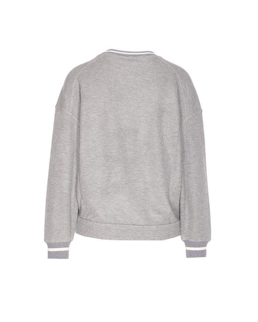 Brunello Cucinelli Gray Sweaters