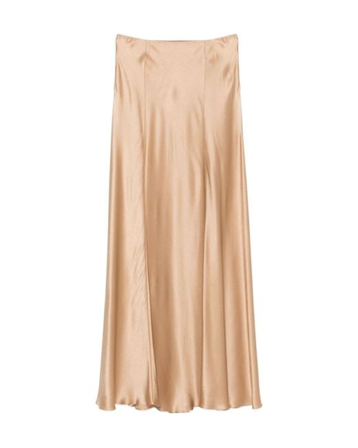 Alberta Ferretti Natural Maxi Skirt