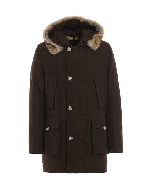 Woolrich Black A Coat Down Jacket for men