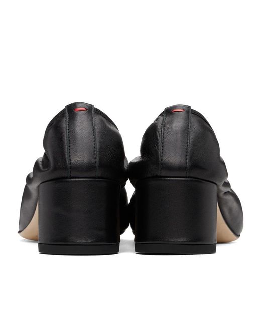 Aeyde Black Round Head High Heels
