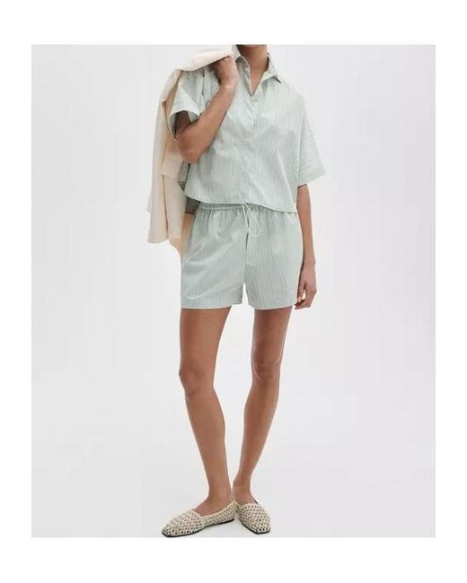 Rag & Bone Multicolor Marin Short-Sleeved Striped Shirt