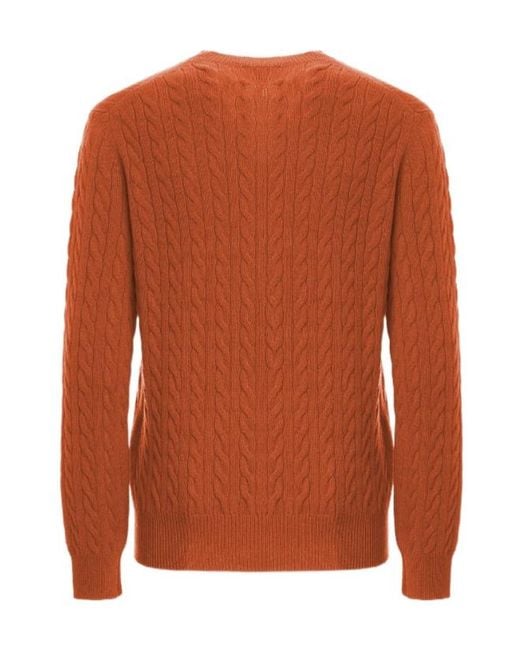 Malo Brown Crew Neck for men