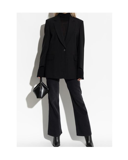 Rag & Bone Black Long-Sleeved Suit Jacket