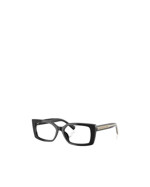 Tiffany & Co White Rectangle Frame Glasses