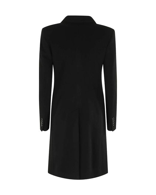 Tagliatore Black Long-Sleeved Coat