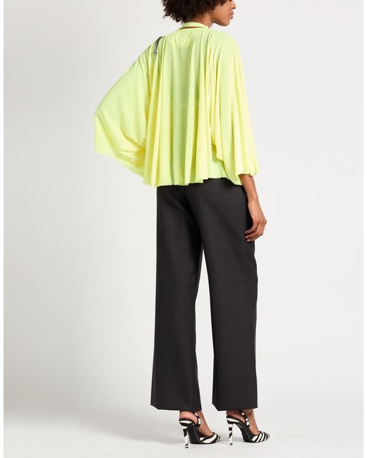 MM6 by Maison Margiela Yellow Plain Colour Top