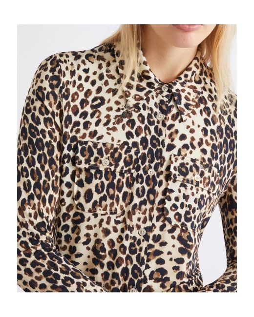 Marella Multicolor Slim-Fit Jersey Shirt