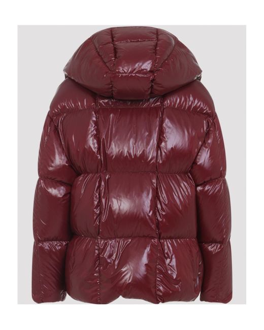 Moncler Purple Parana Hooded Short Down Jacket