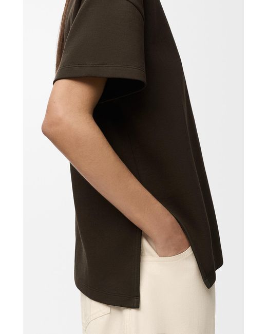 Loewe Black Asymmetric T-Shirt