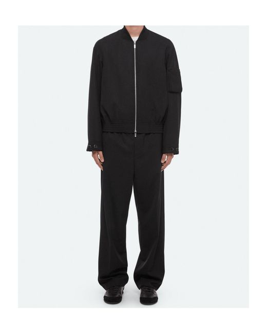 Helmut Lang Black Wardrobe Bomber for men