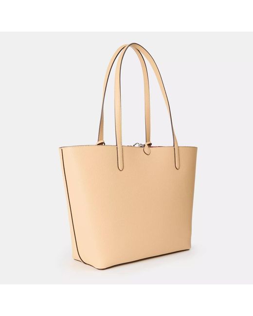 Ralph Lauren Pink Reversible Leather Tote Bag