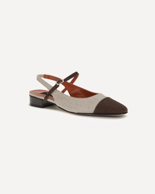 CAREL PARIS Brown Carel Oceano Buckle Fastened Ballerinas