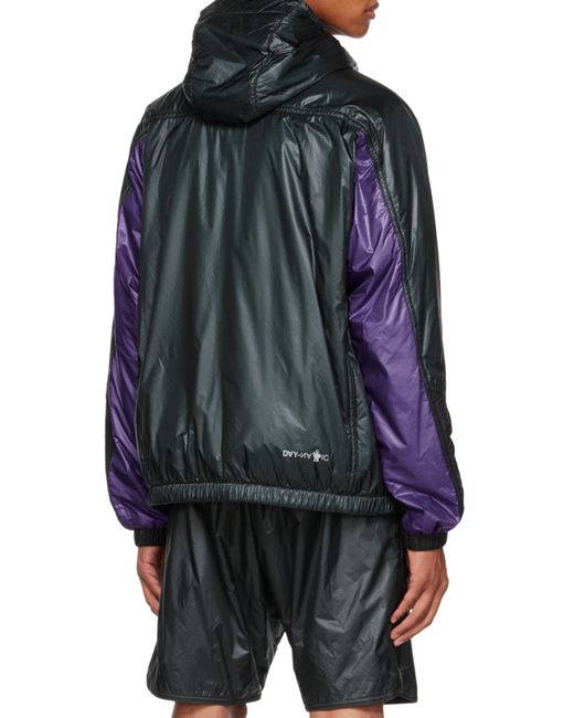 Moncler Purple Peyrus Hooded Jacket for men