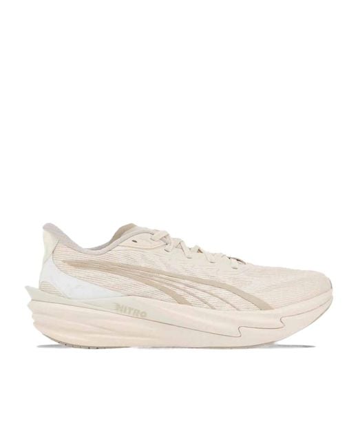 PUMA Natural Deviate Nitro 4 Lace-Up Sneakers
